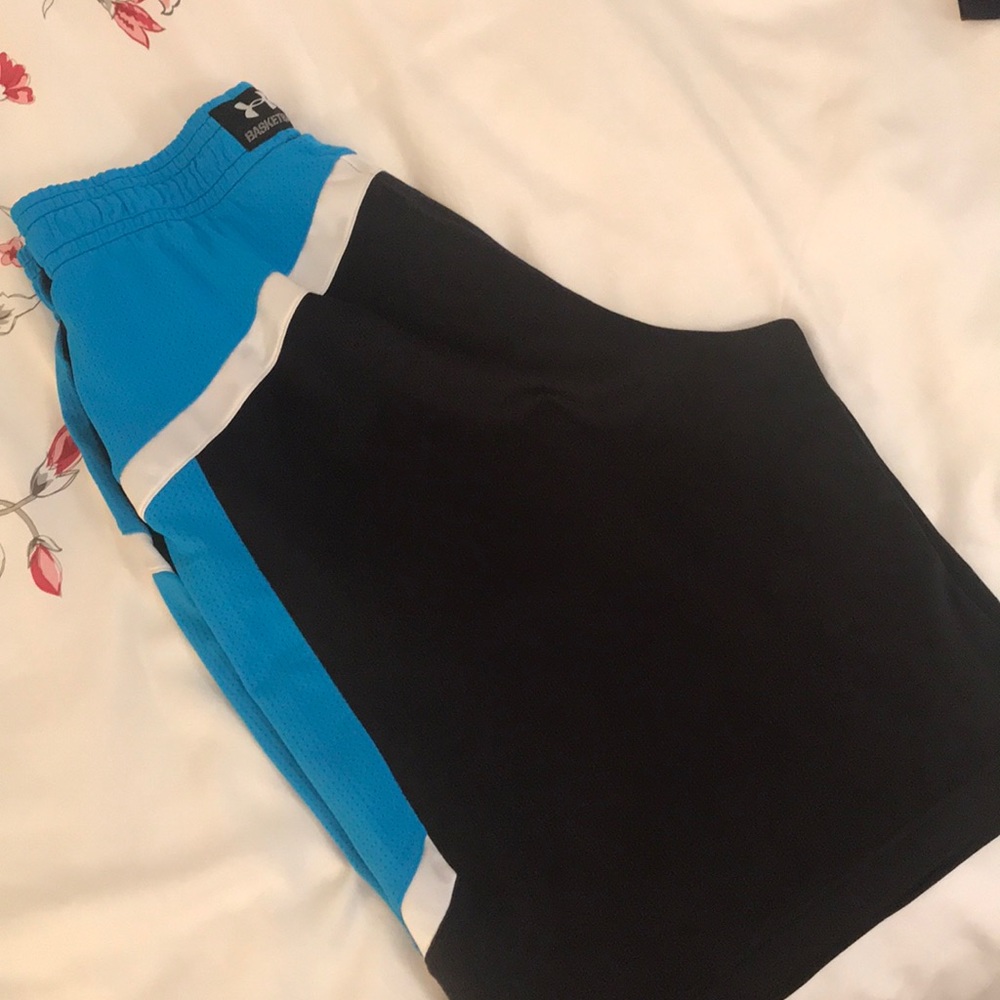 UnderArmour Basketball Shorts (Blue/Black/White)